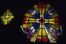 Stained Glass Window. 19th Century. Crypt of the Colonia Guell by Antonio Gaudi (1852-1926). Spain-Antonio Gaudi-Framed Stretched Canvas