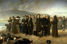 The Arrival of the Pilgrim Fathers, 1863-Antonio Gisbert-Framed Giclee Print