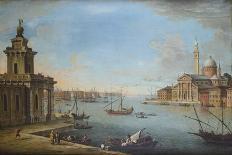 View of Naples with the Castel Nuovo-Antonio Joli-Giclee Print