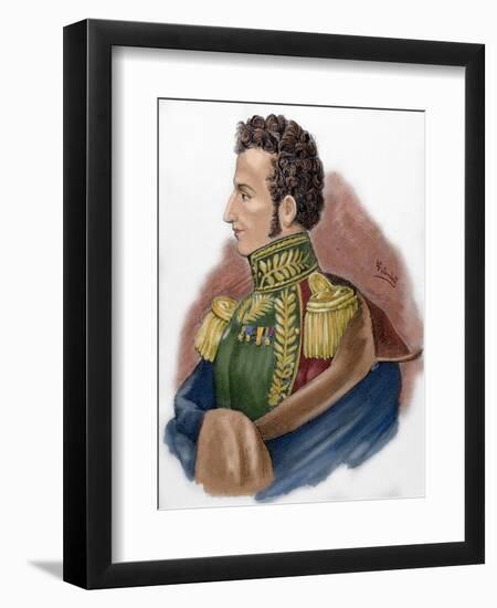 Antonio Jose De Sucre (1795-1830)-null-Framed Premium Giclee Print