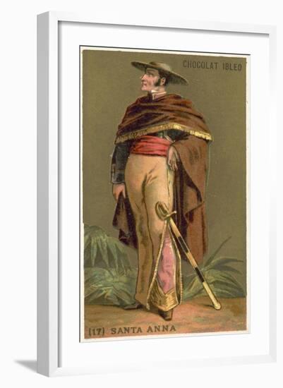 Antonio Lopez De Santa Anna, Mexican Politician and General-null-Framed Giclee Print