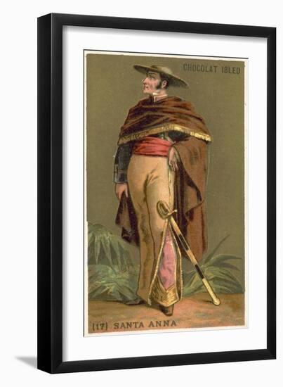 Antonio Lopez De Santa Anna, Mexican Politician and General-null-Framed Giclee Print
