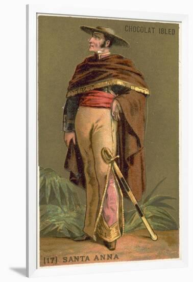 Antonio Lopez De Santa Anna, Mexican Politician and General-null-Framed Giclee Print