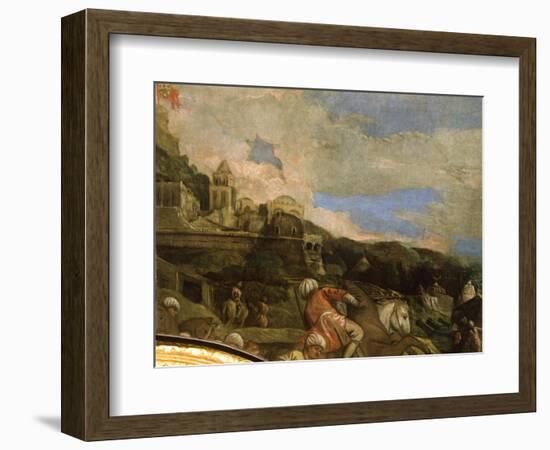 Antonio Loredan Liberating Scutari-Paolo Veronese-Framed Giclee Print