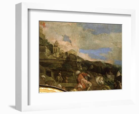 Antonio Loredan Liberating Scutari-Paolo Veronese-Framed Giclee Print