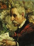 The Study, Ca 1875-Antonio Mancini-Framed Giclee Print