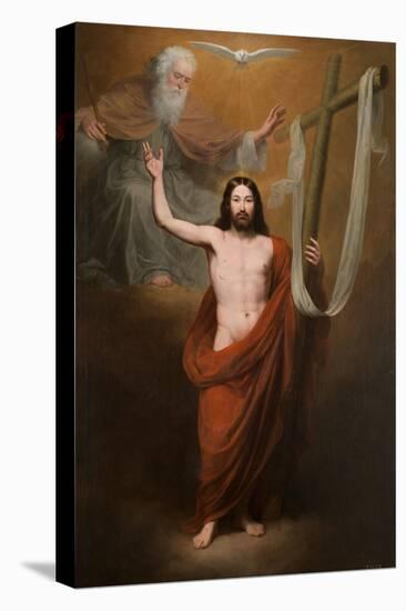 Antonio María Esquivel / 'Christ the Saviour'. 1842. Oil on canvas.-ANTONIO MARIA ESQUIVEL-Stretched Canvas