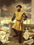 Ferdinand Magellan, Portuguese Navigator who Circumnavigated the Globe-Antonio Menendez-Framed Giclee Print