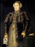 Catalina of Austria, the wife of Juan III of Portugal', 1552-1553, Oil on panel, 107 cm x 84 cm-ANTONIO MORO-Poster