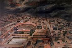 Fire at Theatre San Carlo in Naples, February 12, 1816-Antonio Niccolini-Mounted Giclee Print