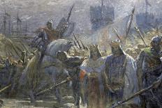Study for Victory of Genoa over Aragon-Antonio Orazio Quinzio-Framed Stretched Canvas