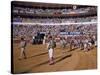 Antonio Ordonez and Luis Miguel Dominguin Greet Crowd Before a Mano Bullfight at Malaga Bullring-James Burke-Stretched Canvas