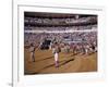 Antonio Ordonez and Luis Miguel Dominguin Greet Crowd Before a Mano Bullfight at Malaga Bullring-James Burke-Framed Premium Photographic Print