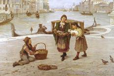 Young Venetian Vendors-Antonio Paoletti-Giclee Print