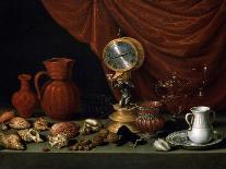 Still Life with a Clock, 1652-Antonio Pereda y Salgado-Giclee Print