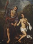 The Sacrifice of Isaac, C.1659 (Oil on Canvas)-Antonio Pereda y Salgado-Giclee Print