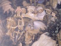 Chivalresque Subject, Detail from the Tournament-Battle of Louvezerp-Antonio Pisanello-Giclee Print