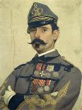 Portrait of Giovanni Maria Damiani Wearing Garibaldi's Army Uniform-Antonio Puccinelli-Giclee Print