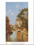 Canal in Venice-Antonio Reyna-Framed Art Print