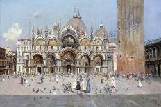 On the Piazza San Marco, Venice-Antonio Reyna Manescau-Framed Premium Giclee Print