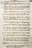 Autograph Music Score of Oratorium-Antonio Salieri-Framed Giclee Print