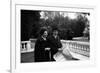 Antonio Segni and His Wife at the Quirinale Gardens-Sergio del Grande-Framed Photographic Print