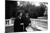 Antonio Segni and His Wife at the Quirinale Gardens-Sergio del Grande-Mounted Photographic Print