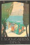 Poster Advertising Lago Di Garda, Riva, C. 1926-Antonio Simeoni-Mounted Giclee Print