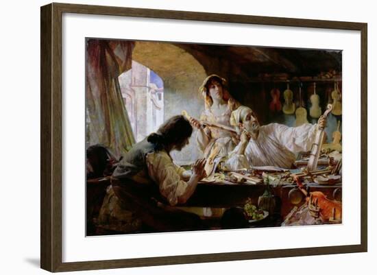 Antonio Stradivari, 1893-Edgar Bundy-Framed Giclee Print