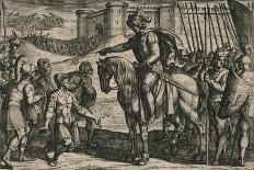 Die vanit Oudt legher door hongher ende noodt gheuen hen op, ende bidden lyfs ghenade..., 1612-Antonio Tempesta-Giclee Print