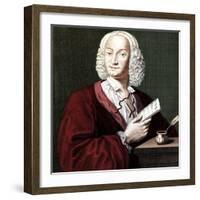 Antonio Vivaldi (1678-174), 1725-François Morellon de la Cave-Framed Giclee Print