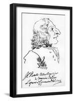 Antonio Vivaldi, 1723-Pier Leone Ghezzi-Framed Giclee Print