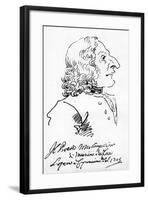 Antonio Vivaldi, 1723-Pier Leone Ghezzi-Framed Giclee Print