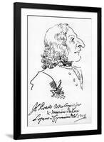 Antonio Vivaldi, 1723-Pier Leone Ghezzi-Framed Giclee Print