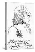 Antonio Vivaldi, 1723-Pier Leone Ghezzi-Stretched Canvas