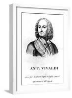 Antonio Vivaldi, C. 1830-Francois Morellon la Cave-Framed Giclee Print