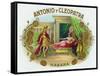 Antonio y Cleopatra Brand Cigar Box Label-Lantern Press-Framed Stretched Canvas