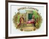 Antonio y Cleopatra Brand Cigar Box Label-Lantern Press-Framed Art Print