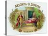 Antonio y Cleopatra Brand Cigar Box Label-Lantern Press-Stretched Canvas