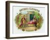 Antonio y Cleopatra Brand Cigar Box Label-Lantern Press-Framed Art Print