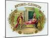 Antonio y Cleopatra Brand Cigar Box Label-Lantern Press-Mounted Art Print