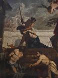 Madonna in Glory with the Child and the Souls of Purgatory, Ca 1700-Antonio Zanchi-Giclee Print