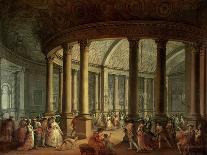 Fete Champetre at the Oaks, Near Epsom: The Ballroom (204107)-Antonio Zucchi-Giclee Print