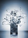 A Glass of Water Shattering-Antonios Mitsopoulus-Mounted Photographic Print