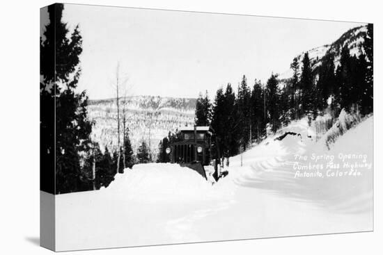 Antonito, Colorado - Cumbres Pass Hwy Spring Opening-Lantern Press-Stretched Canvas