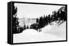 Antonito, Colorado - Cumbres Pass Hwy Spring Opening-Lantern Press-Framed Stretched Canvas