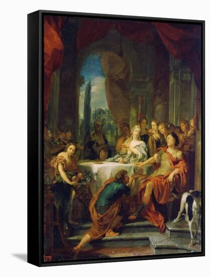 Antony and Cleopatra, 17th or Early 18th Century-Gerard De Lairesse-Framed Stretched Canvas