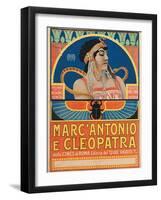 Antony and Cleopatra (1913)-Roberto Franzoni-Framed Art Print