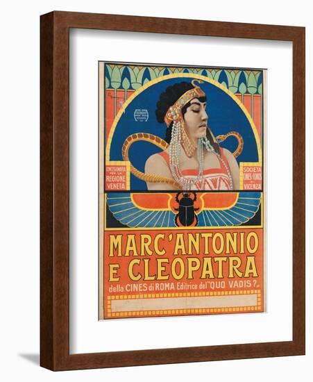 Antony and Cleopatra (1913)-Roberto Franzoni-Framed Art Print