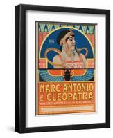 Antony and Cleopatra (1913)-Roberto Franzoni-Framed Art Print